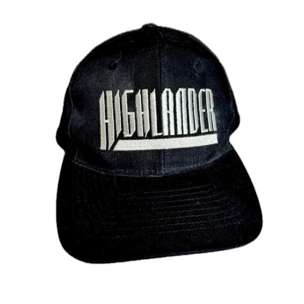 Vintage Official Highlander Film Crew Dad Cap – Black Adjustable Hat